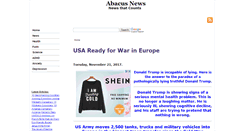 Desktop Screenshot of abacus-news.co.uk