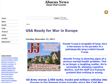 Tablet Screenshot of abacus-news.co.uk